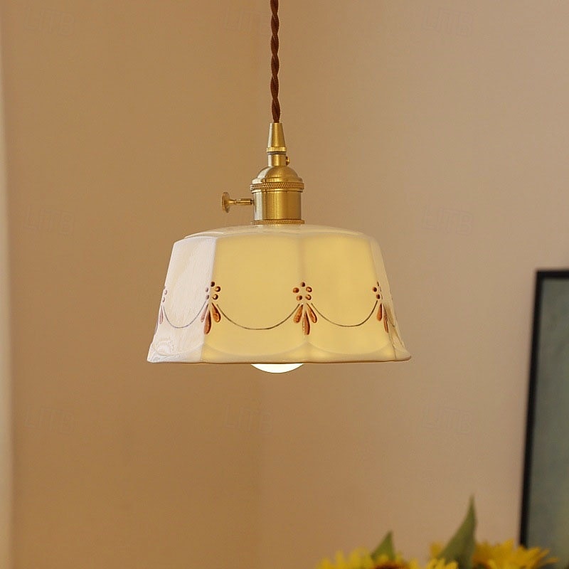 17 cm Pendant Lantern Design Chandelier Ceramic Vintage 110-120V 220-240V 2026 - $178.99 –P4