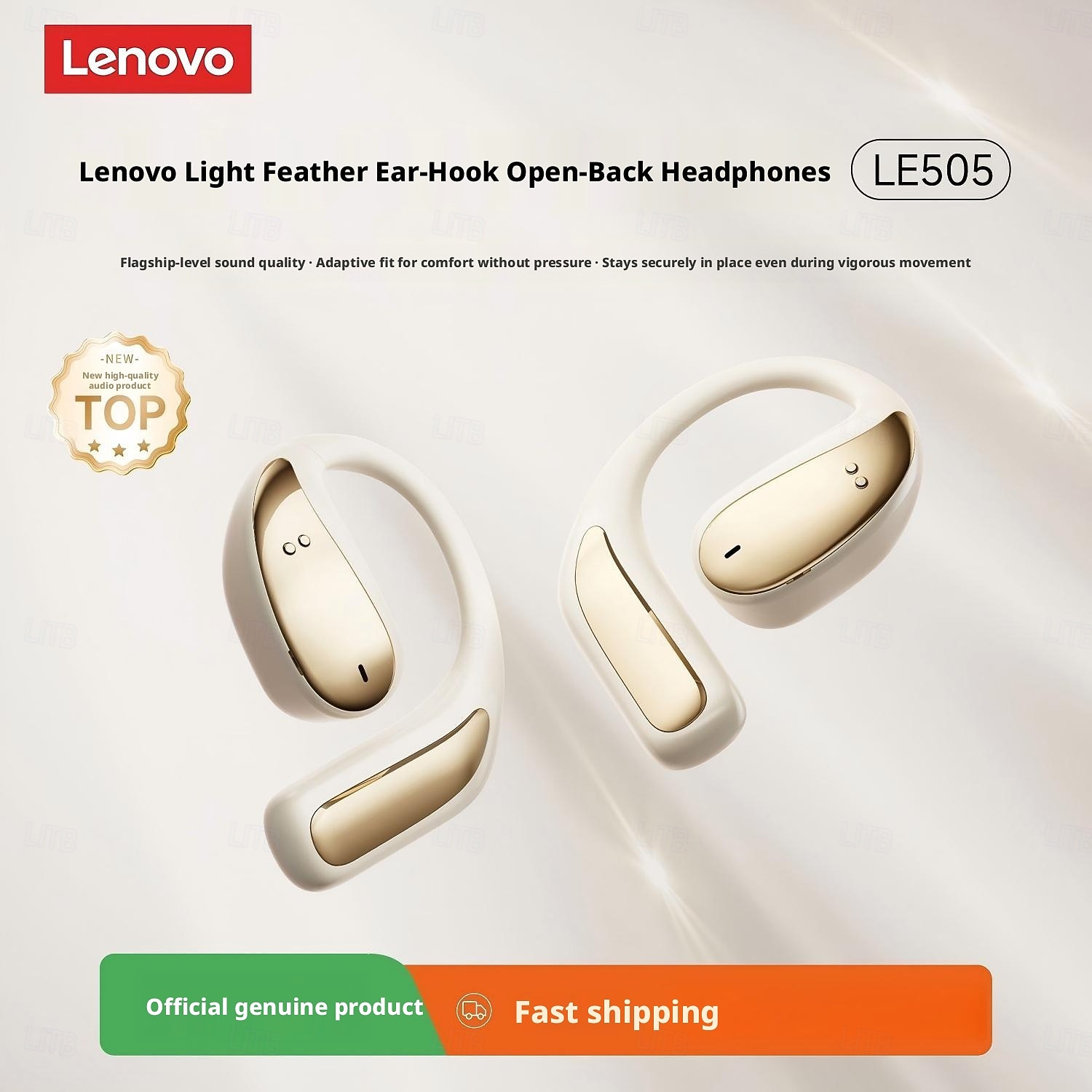 Lenovo LE505 Open Ear Wireless Headphones, Bluetooth 6.0 Air Conduction Earbuds, 360 ACS Panoramic Sound & Dolby Atmos, ENC Noise Canceling Mic, Waterproof Sport Earphones for Android iOS 2026 - $38.99 –P9