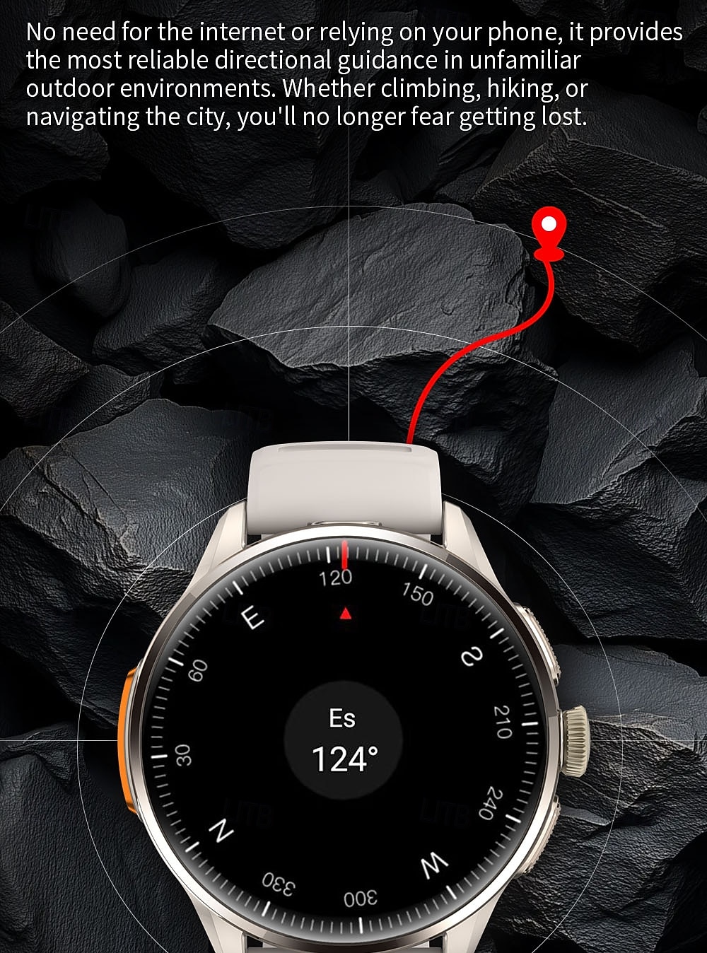 5G smartwatch met simkaartslot, Android smartwatch voor heren met draaibare camera voor fotografie, wifi, GPS-ondersteuning, sociale media-apps zoals TikTok, Instagram en YouTube, en een eigen 2026 - $116.24 –P12