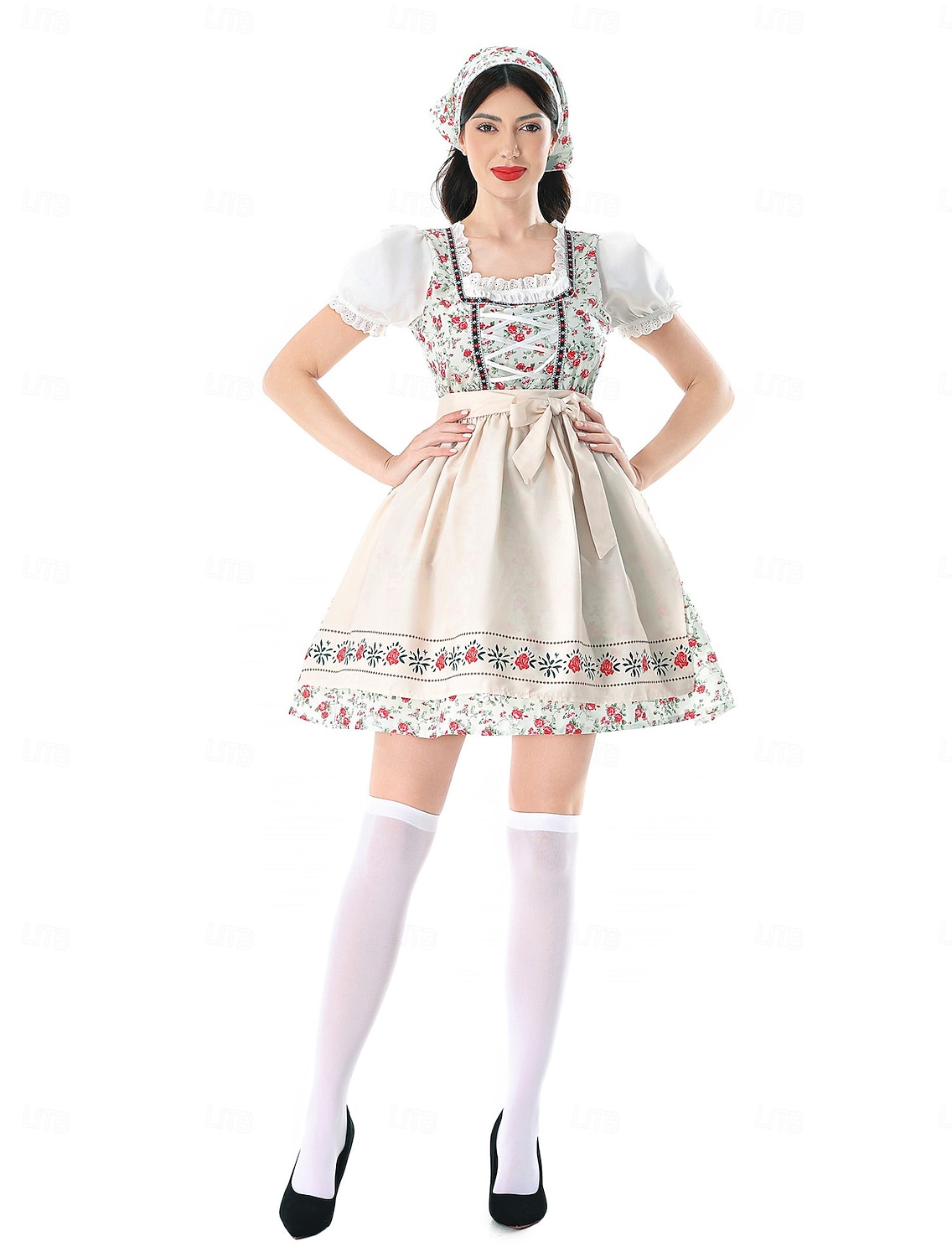 Oktoberfest Dirndl Dress Dirndl Set Mini Length Maid Bavarian German Munich Wiesn Women's Carnival Beer Festival Traditional Style Cloth 2026 - $69.99 –P12