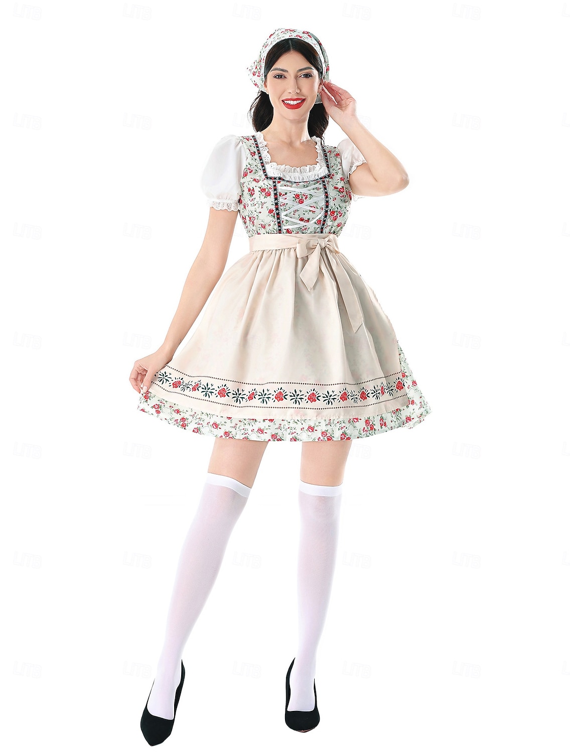 Oktoberfest Dirndl Dress Dirndl Set Mini Length Maid Bavarian German Munich Wiesn Women's Carnival Beer Festival Traditional Style Cloth 2026 - $69.99 –P9