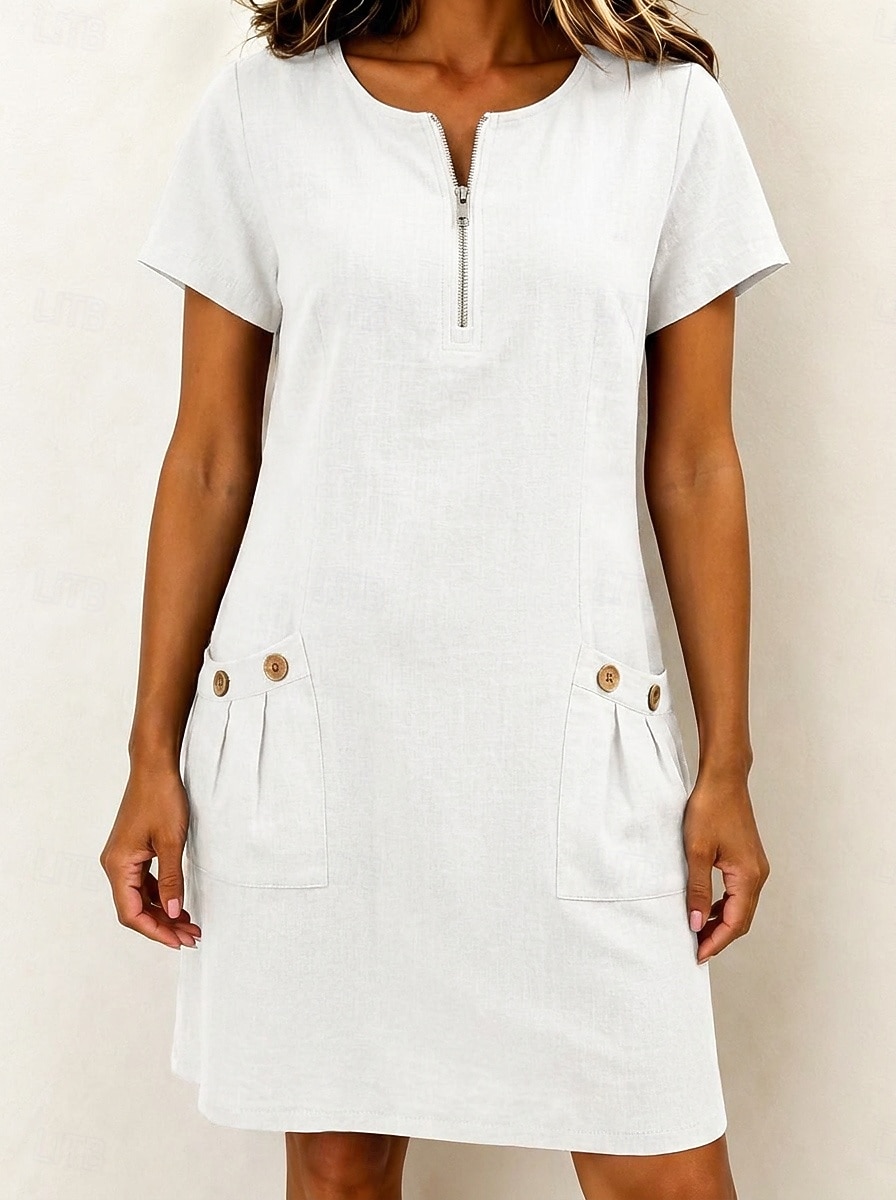 arwen cream dropped waist midi dress Contrast Knit Pencil Skirt Cream/Pink / XS Fabric:Linen Organic cotton summer dress Arwen Contrast Knit Pencil Altar'd state Clover Ruffle