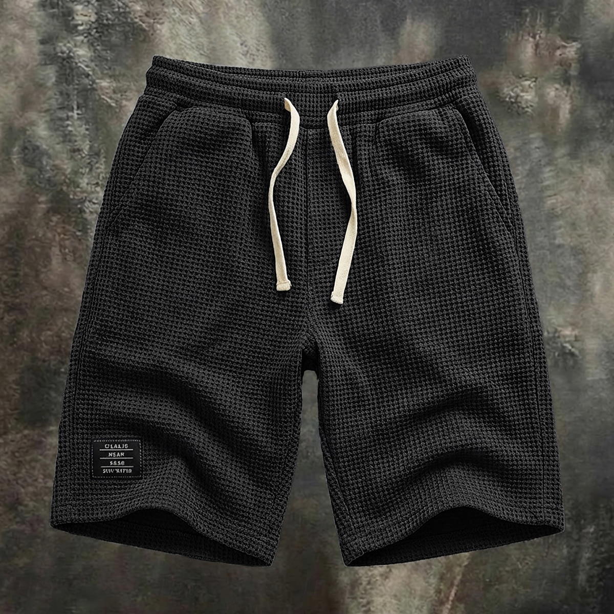 Per uomo Pantaloncini Waffle Pantaloncini Estivi Shorts da Spiaggia Pantaloncini casual Coulisse Elastico in vita Puro Tinta unica Tinta unita Comodità Lunghezza al ginocchio Casuale Quotidiano del 2026 a $22.99 –P10