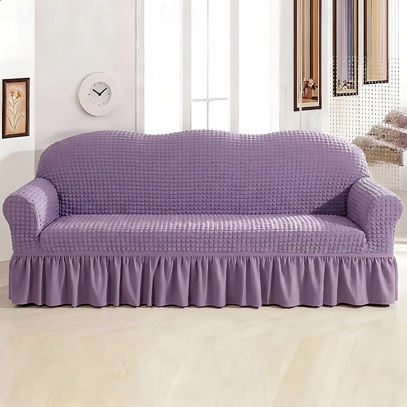 Country Style 3D Stretch Sofa Cover with Skirt, Washable Elastic Couch Slipcover for 1/2/3/4 Seater, Fitted Furniture Protector 2026 - $47.99 –P15