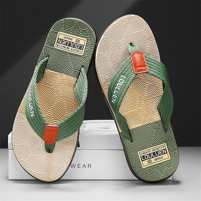 Men's Blue Flip Flops – Lightweight Quick-Dry Beach Sandals, Comfortable Summer Footwear for Vacations, Poolside and Everyday Leisure 2026 - $26.99 –P5