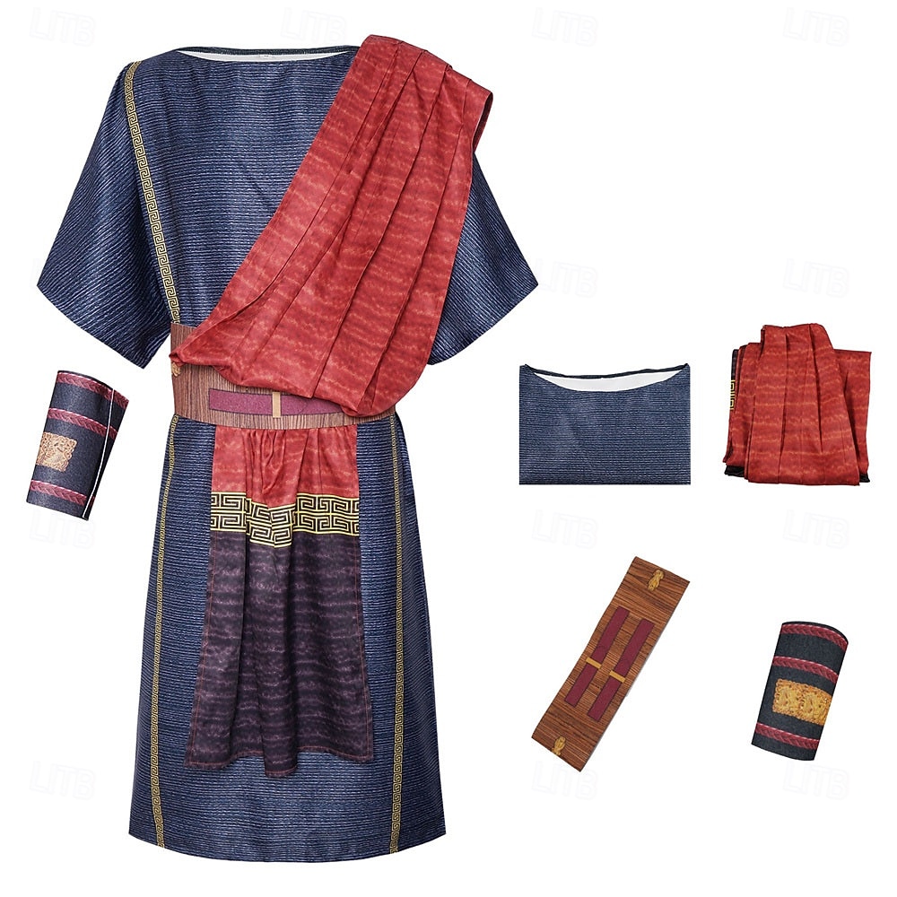 Asiria antigua Mesopotámico Animé Vestido llamativo Trajes De Cosplay Víspera de Todos los Santos Carnaval Rendimiento Comic Con Exposición de anime Disfraz Para Hombre Adulto 2026 - $74.99 –P11