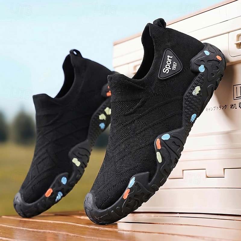 Men's Beige Outdoor Sneakers – Lightweight Breathable Walking Shoes, Non-Slip Comfort Footwear for Hiking, Travel, Camping and Everyday Wear 2026 - $34.99 –P3