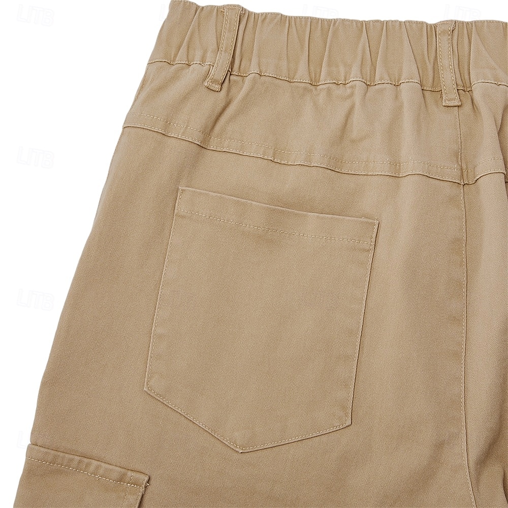 Per uomo Carico tattico Pantaloncini cargo Shorts Pantaloncini casual Tasca Semplice Sopra il ginocchio Casuale All'aperto Abbigliamento casual alla moda Moda Streetwear Cáqui Escuro Nero Inelastico del 2026 a $29.99 –P15