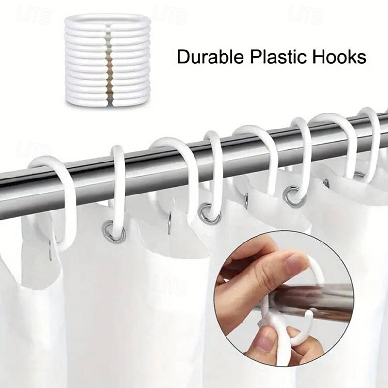 Autumn Harvest Festival Pumpkin Leaf Printed Shower Curtain, Waterproof Fabric Bathroom Decor with 12 Plastic Hooks, Machine Washable 2026 - $26.99 –P12