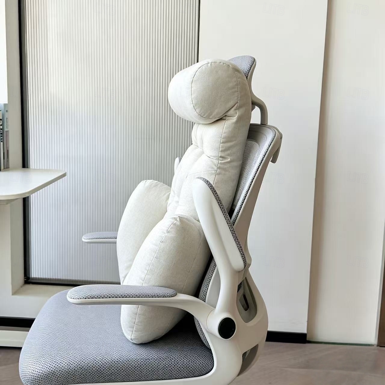 krk typu „vše v jednom“ &bederní opěrný polštář, 3D ergonomický opěrný polštář, ultra měkké pohodlné opěradlo cloud pro kancelářskou židli, autosedačku, herní židli &jídelní židle, ulevuje spodní 2026 - $91.99 –P16