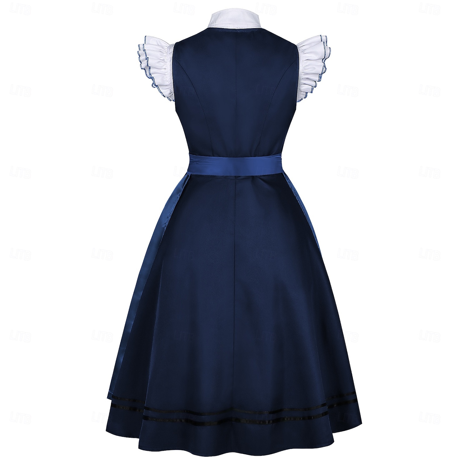 Oktoberfest Robe Dirndl Ensemble Dirndl Blouse Dirndl Longueur midi Tablier aspect satiné Femme de ménage Allemand Alpin Patrimoine Prairies Femmes Carnaval Fête de la Bière Tissu de style de 2026 ? $92.99 –P13