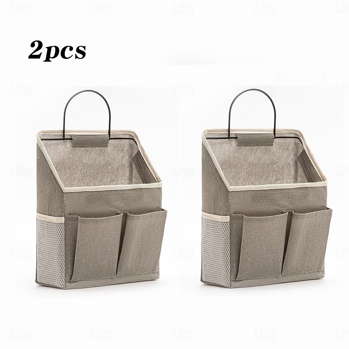 Lot de 1 ou 2 sacs de rangement suspendus en tissu, organisateur mural avec poches, pochette de rangement à suspendre à la porte, organisateur mural pour chambre d'étudiant, sac de rangement en tissu de 2026 ? $13.49 –P7
