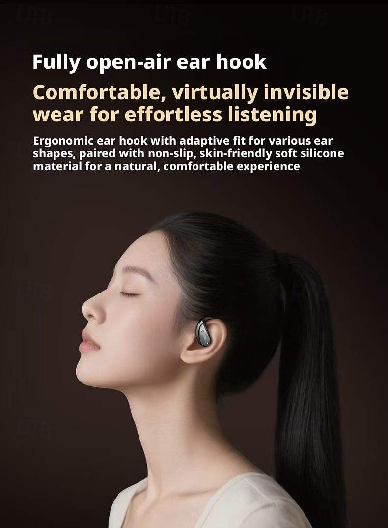 Lenovo LE505 Open Ear Wireless Headphones, Bluetooth 6.0 Air Conduction Earbuds, 360 ACS Panoramic Sound & Dolby Atmos, ENC Noise Canceling Mic, Waterproof Sport Earphones for Android iOS 2026 - $38.99 –P21