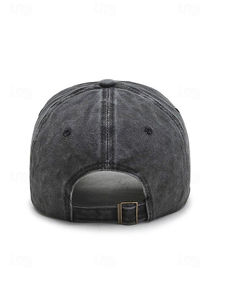 Dames baseballpet van gewassen katoen, verstelbare pet in vintage stijl, verkrijgbaar in verschillende kleuren, ademende zomerpet voor op reis, buitenactiviteiten, het strand en dagelijks gebruik. 2026 - $11.99 –P9