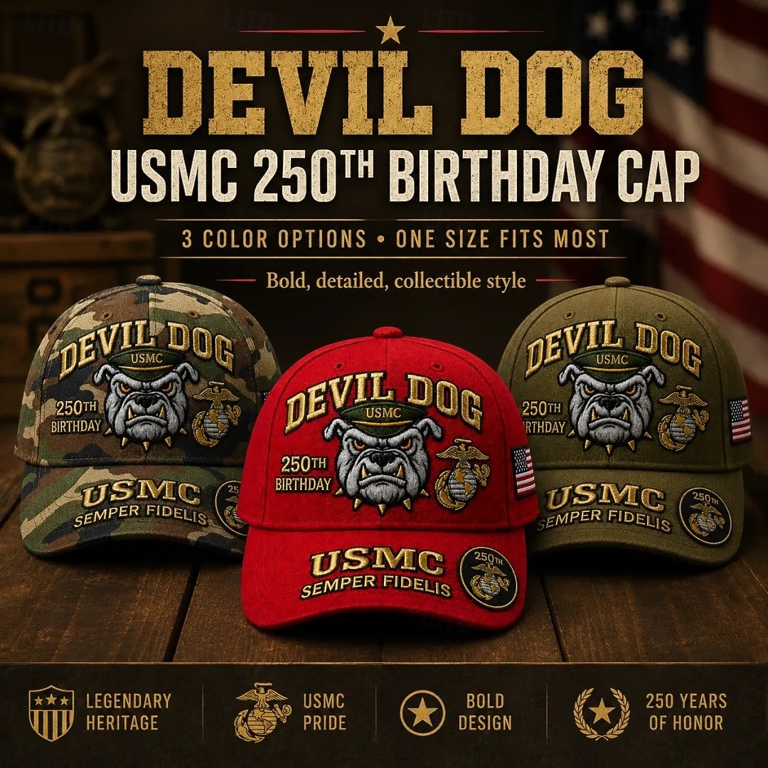 Cappello commemorativo del 250° anniversario del Corpo dei Marines degli Stati Uniti, cappello militare regolabile ricamato, copricapo patriottico in omaggio al Corpo dei Marines, regalo di apprezzamento per i veterani, ricordo dell'anniversario per uomin del 2026 a $21.99 –P5