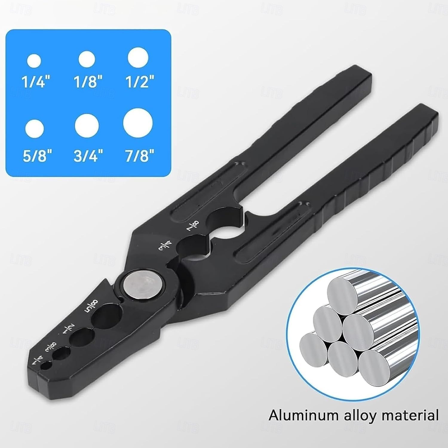 6-Hole Multi-Size Copper Pipe Repair & Rounding Tool, Copper Tube Rounder 6 Hole Aluminum Alloy Pipe Rounding, Suitable for 1/4, 3/8, 1/2, 5/8, 3/4, and 7/8 inch Coppers Aluminum Pipes 2026 - $44.99 –P2