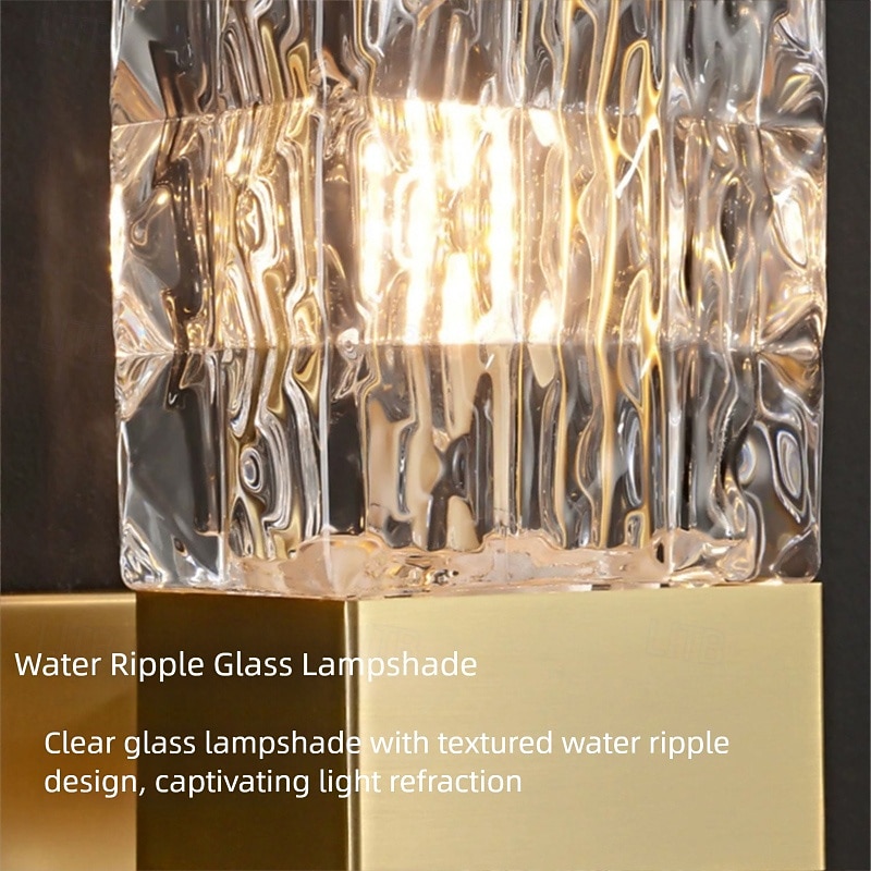 Crystal wall sconces, indoor bathroom vanity wall accessories, vintage gold wall-mounted lights, bedroom, bedside table, hallway, dining room decor 2026 - $265.29 –P8