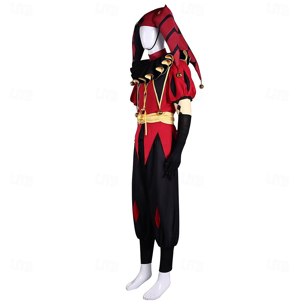 Horror Circus Clown Jester Fancy Costume Cosplay  Video Game Costumes for Adults' Men's Halloween Carnival Performance Comic Con Anime Expo 2026 - $116.99 –P23
