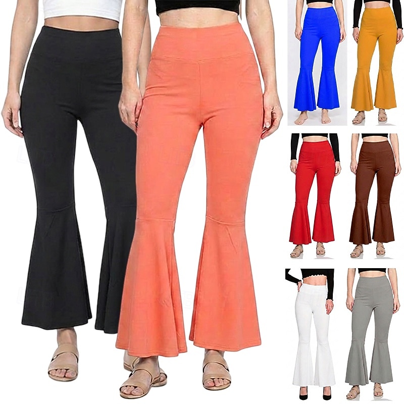 Anni '70 Disco Y2K Pantaloni a zampa d'elefante Pantaloni a zampa Bambola Costume Per donna Giorno dei Re Casual Quotidiano Parata dell'Orgoglio Mese dell'orgoglio Adulti Pantaloni del 2026 a $20.99 –P1