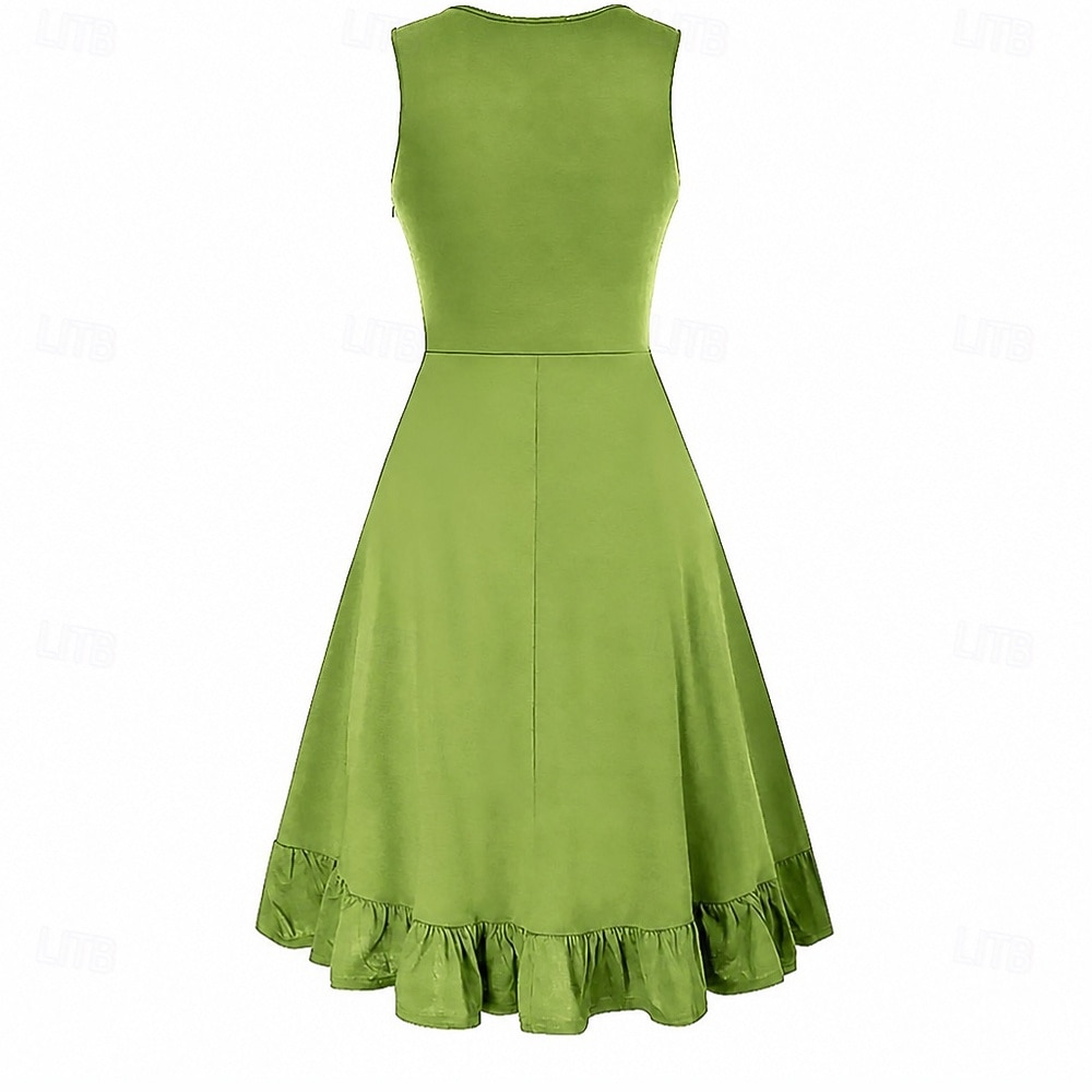 Punk & Gotico Rinascimento Steampunk Vestito Strega Ragazza gotica Tinta unica Costume Per donna Fantasia Stile Steampunk Notte di Valpurga Halloween Carnevale Mascherata Casual Quotidiano Adulti del 2026 a $38.99 –P10