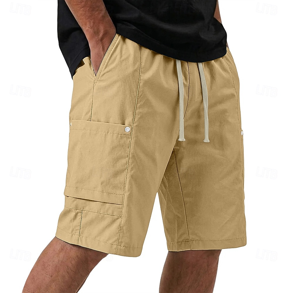 Herren Komfortbund Aktiv Shorts Freizeitshorts Sportliche Shorts Tasche Elastischer Bund Rein Einfach Einheitliche Farbe Komfort Schnelltrocknend Knielang Lässig Outdoor Training Sport Sportlich Blau 2026 - $28.99 –P4