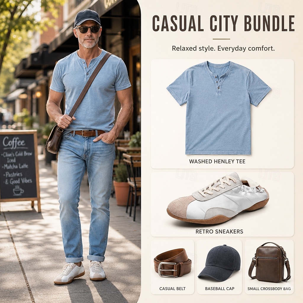 Men's Lightweight Retro Casual Sneakers – Comfortable Lace-Up Walking Shoes for Daily Wear, Family Gatherings, Weekend BBQs & City Strolls 2026 - $69.99 –P1