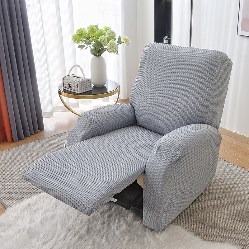 Stretch Jacquard Reclining Couch Cover, Elastic Recliner Sofa Slipcover, Washable Dust-proof Furniture Protector for Kids Pets 2026 - $60.99 –P6