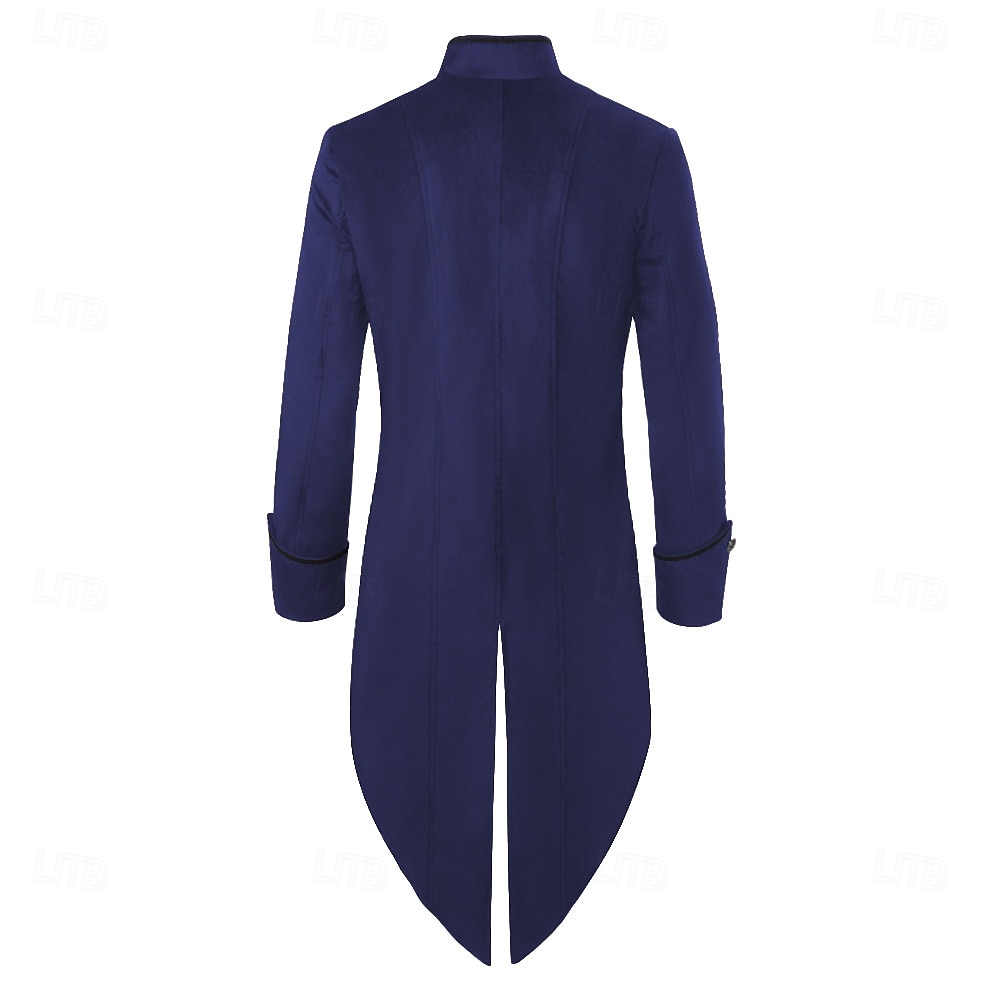 Rétro Vintage Queue-de-pie Manches longues Prince Vampire Gentleman Déguisement Homme Fantaisie Halloween Carnaval Mascarade Foire de la Renaissance LARP Adulte Manteau de 2026 ? $51.99 –P5