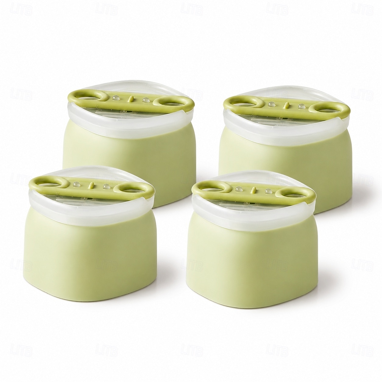 4 Pcs Silicone Ice Cube Trays with Lids and Popsicle Sticks, Large Ice Cube Mold, Easy Release Stackable Ice Maker for Whiskey, Bourbon, Cocktails, Iced Coffee, Juice, Smoothies, Homemade Popsicles 2026 - $12.99 –P11