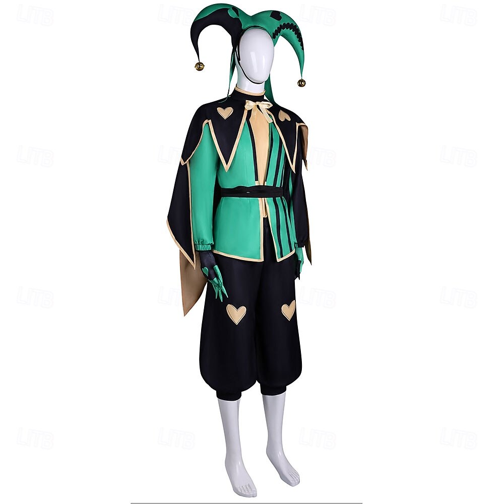 Horror Circus Clown Jester Fancy Costume Cosplay  Video Game Costumes for Adults' Men's Halloween Carnival Performance Comic Con Anime Expo 2026 - $116.99 –P19