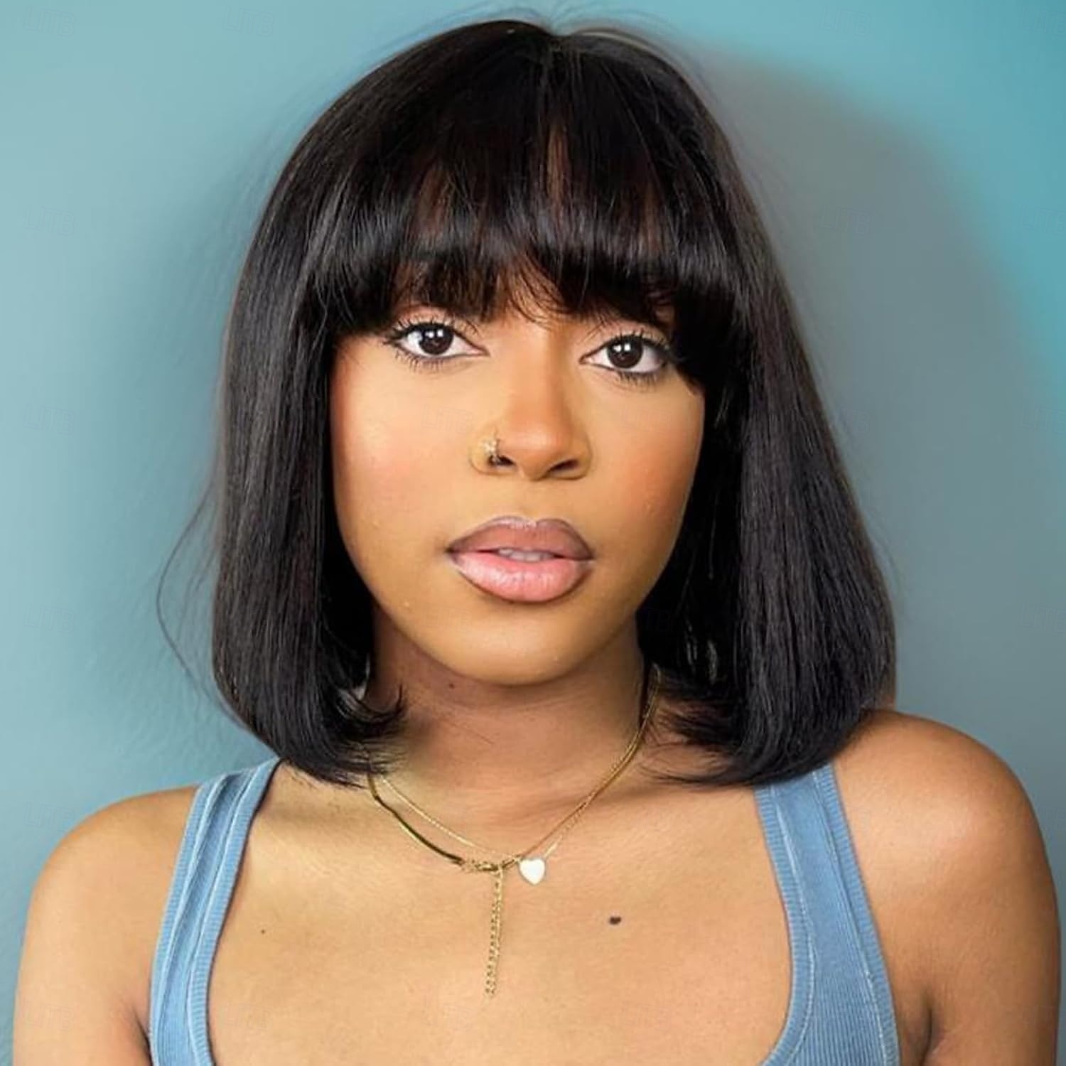 Machine-made BOBO Human Hair Wig Straight Human Hair 150% Density For Black Women 2026 - $131.99 –P2