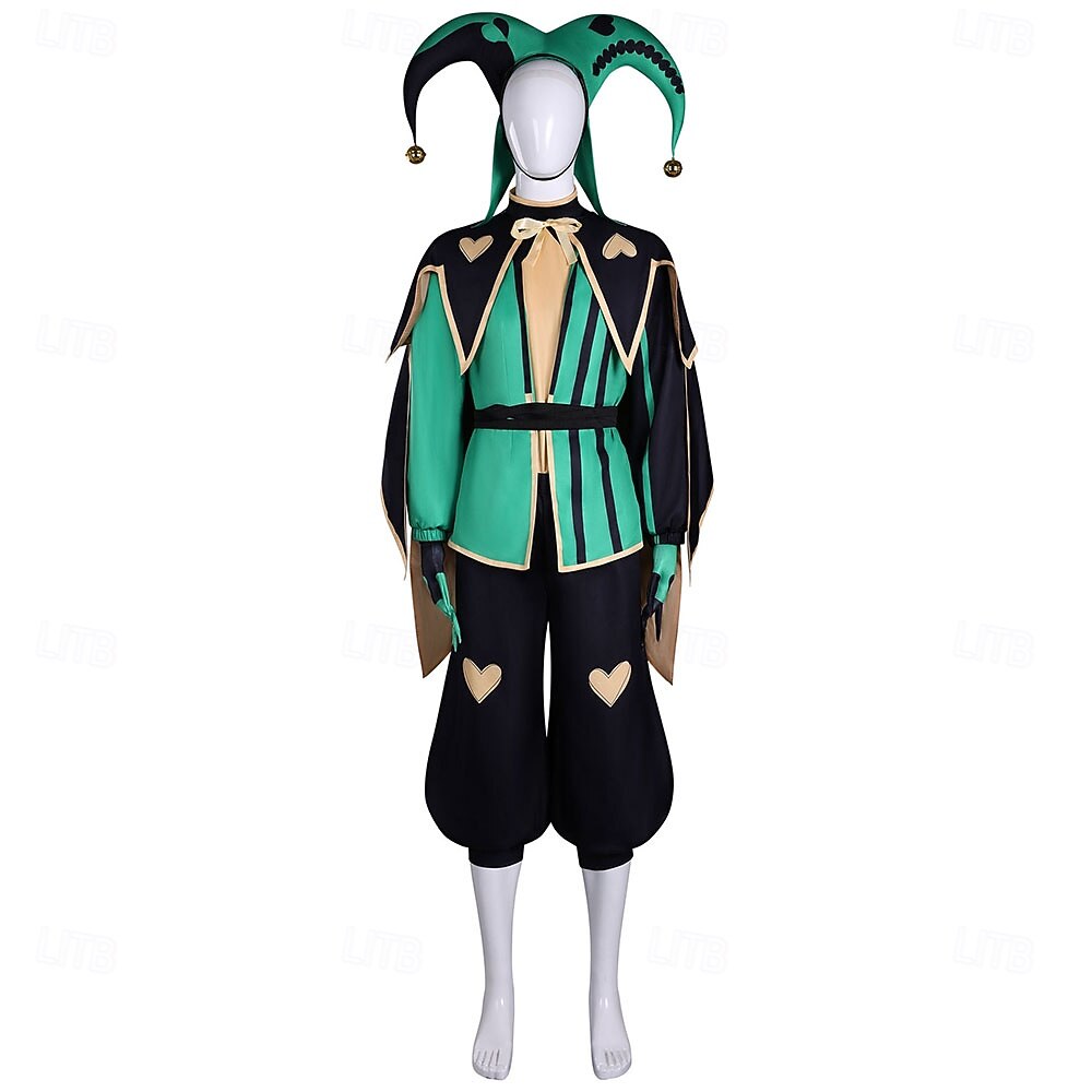 Horror Circus Clown Jester Fancy Costume Cosplay  Video Game Costumes for Adults' Men's Halloween Carnival Performance Comic Con Anime Expo 2026 - $116.99 –P18