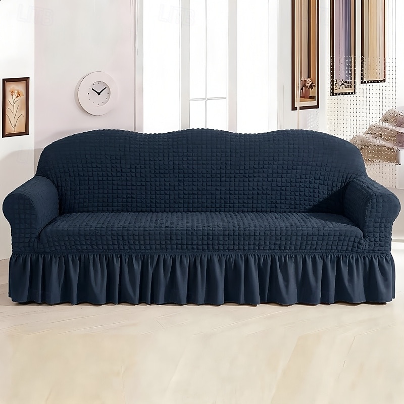 Country Style 3D Stretch Sofa Cover with Skirt, Washable Elastic Couch Slipcover for 1/2/3/4 Seater, Fitted Furniture Protector 2026 - $47.99 –P11