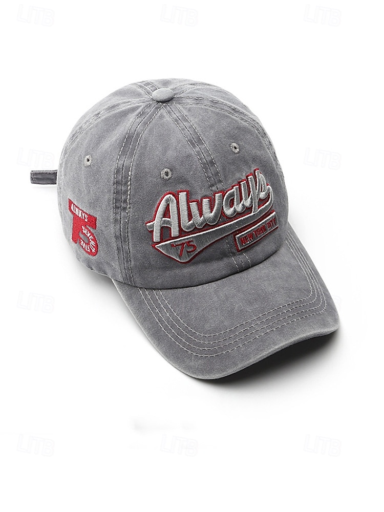 Men's Washed Cotton Baseball Cap, Adjustable Summer Hat, Lightweight Casual Travel Outdoor Hat, Vintage Urban Style, Multi-Color Cotton Cap for Summer Wear 2026 - $14.99 –P8