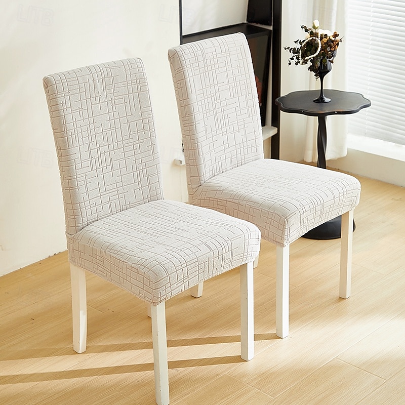 Polar Fleece Fabric Dining Chair Cover, Stretch Elastic Chair Slipcover for Home Hotel, Washable Removable Soft Seat Protector 2026 - $15.49 –P12