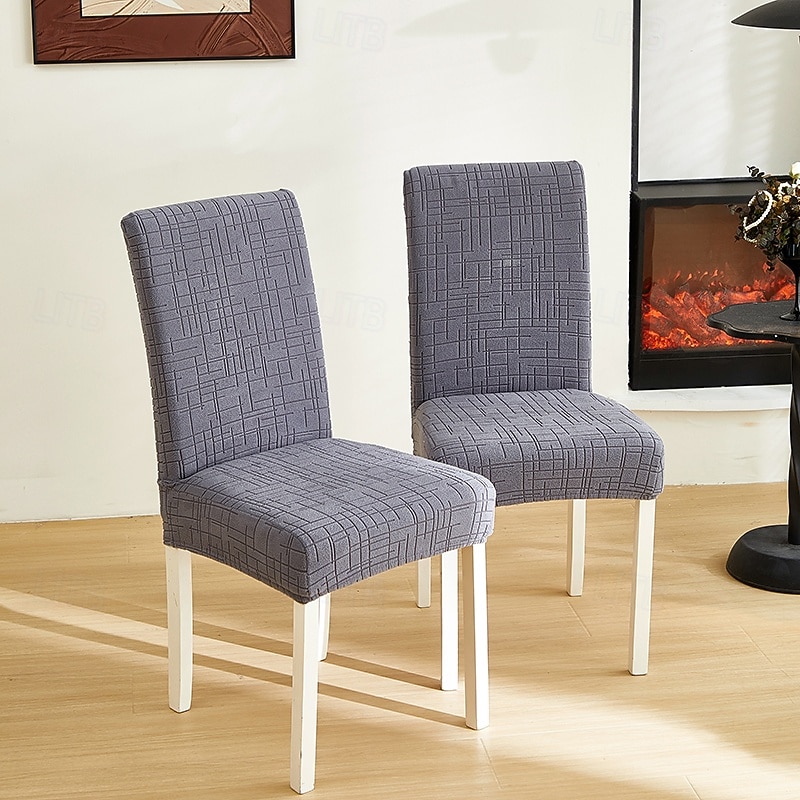 Polar Fleece Fabric Dining Chair Cover, Stretch Elastic Chair Slipcover for Home Hotel, Washable Removable Soft Seat Protector 2026 - $15.49 –P14