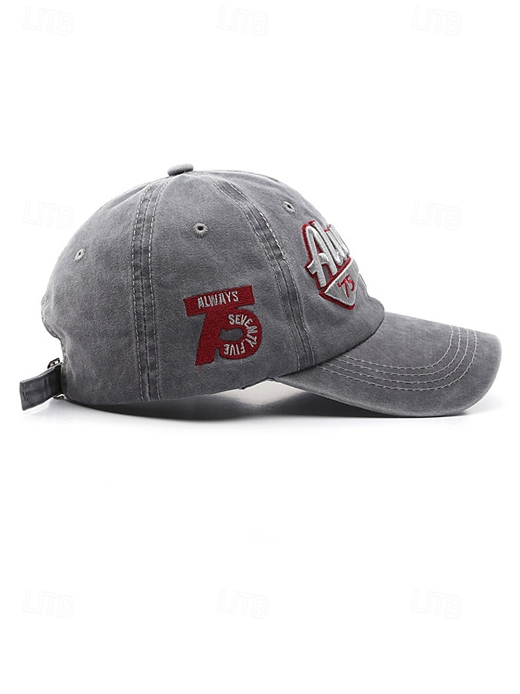 Men's Washed Cotton Baseball Cap, Adjustable Summer Hat, Lightweight Casual Travel Outdoor Hat, Vintage Urban Style, Multi-Color Cotton Cap for Summer Wear 2026 - $14.99 –P6
