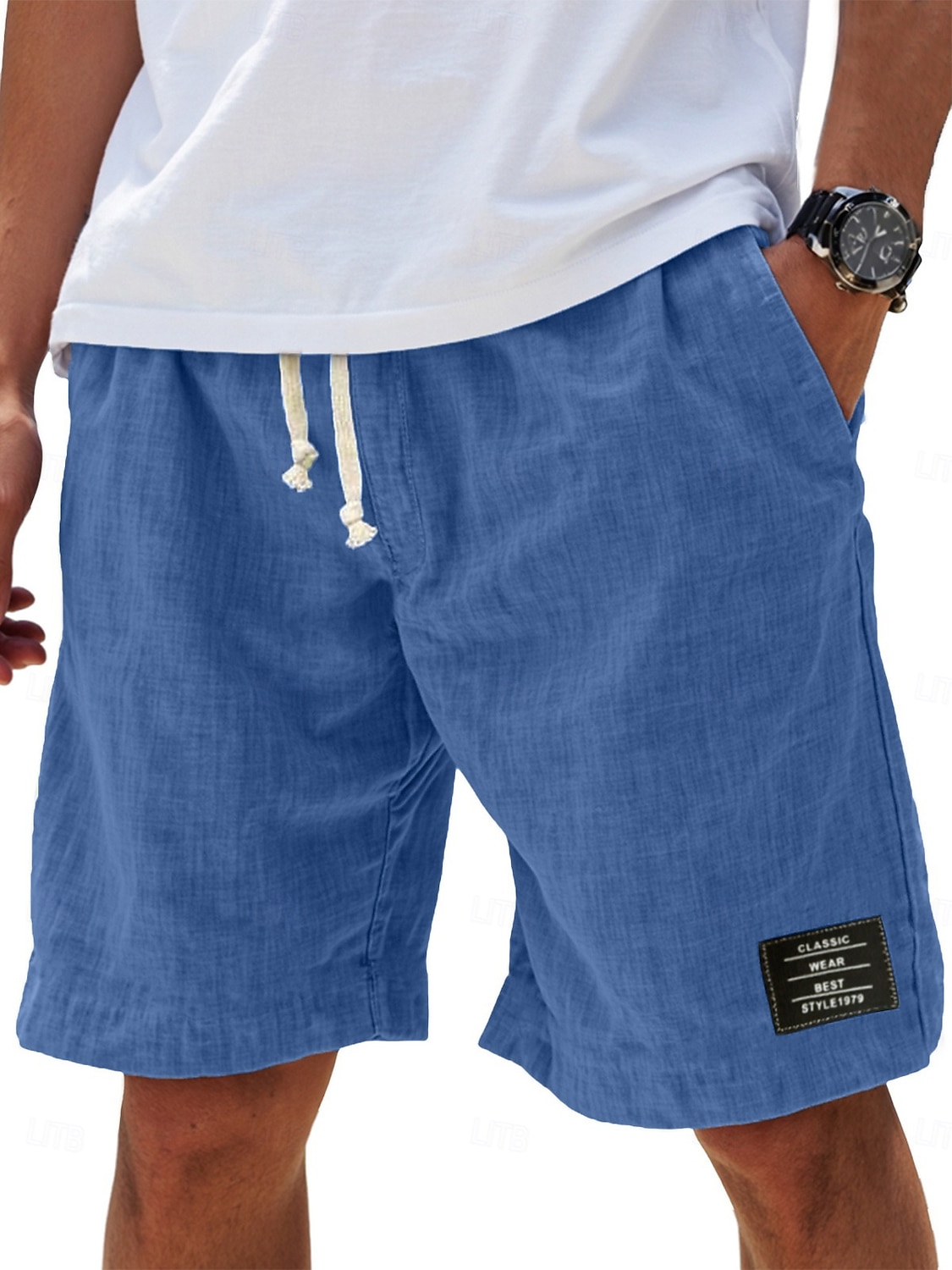 Per uomo Shorts Pantaloncini Estivi Shorts da Spiaggia Pantaloncini casual Coulisse Elastico in vita Simples Tinta unica Comodità Leggero Lunghezza al ginocchio Quotidiano All'aperto Abbigliamento del 2026 a $24.99 –P11