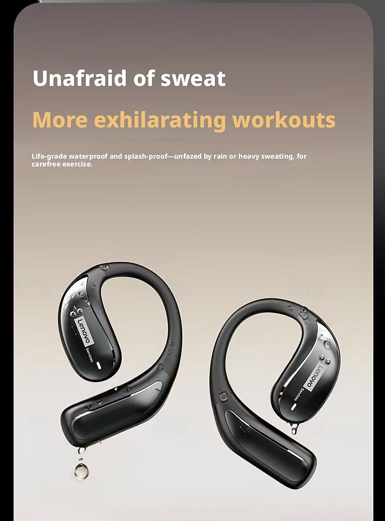 Lenovo LE505 Open Ear Wireless Headphones, Bluetooth 6.0 Air Conduction Earbuds, 360 ACS Panoramic Sound & Dolby Atmos, ENC Noise Canceling Mic, Waterproof Sport Earphones for Android iOS 2026 - $38.99 –P15