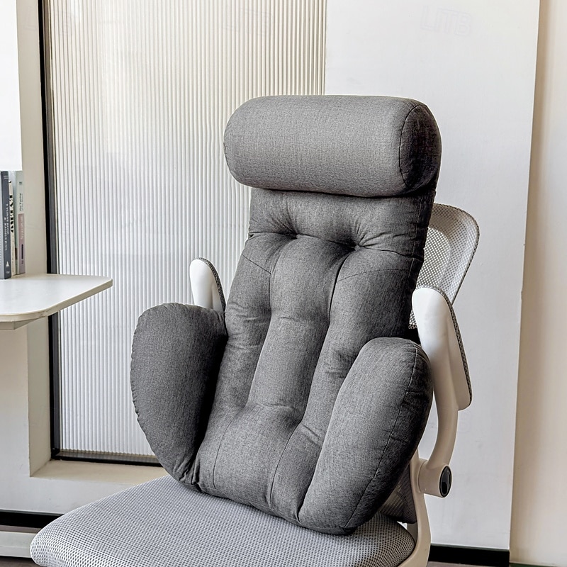 krk typu „vše v jednom“ &bederní opěrný polštář, 3D ergonomický opěrný polštář, ultra měkké pohodlné opěradlo cloud pro kancelářskou židli, autosedačku, herní židli &jídelní židle, ulevuje spodní 2026 - $91.99 –P12