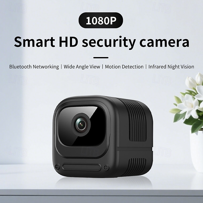 1080p mini beveiligingscamera wifi draadloze binnencamera voor thuis, huisdieren en baby's met app voor weergave op afstand, nachtzicht, bewegingsdetectie, kleine nanny bewakingscamera, kleine 2026 - $51.99 –P12