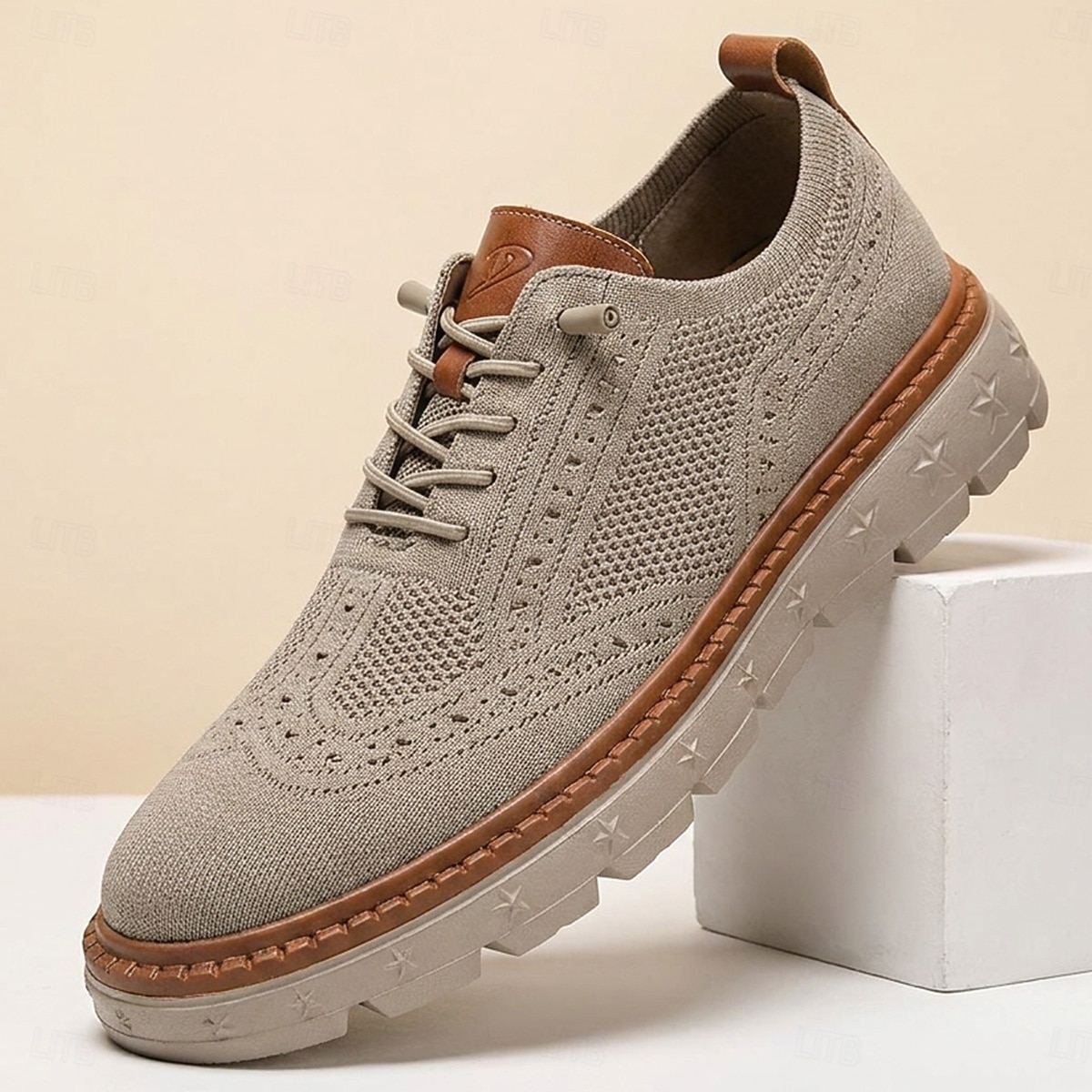 Sneakers casual da uomo in maglia: scarpe comode e traspiranti con lacci, calzature eleganti e casual ideali per passeggiate in città, viaggi e per tutti i giorni. del 2026 a $42.99 –P6