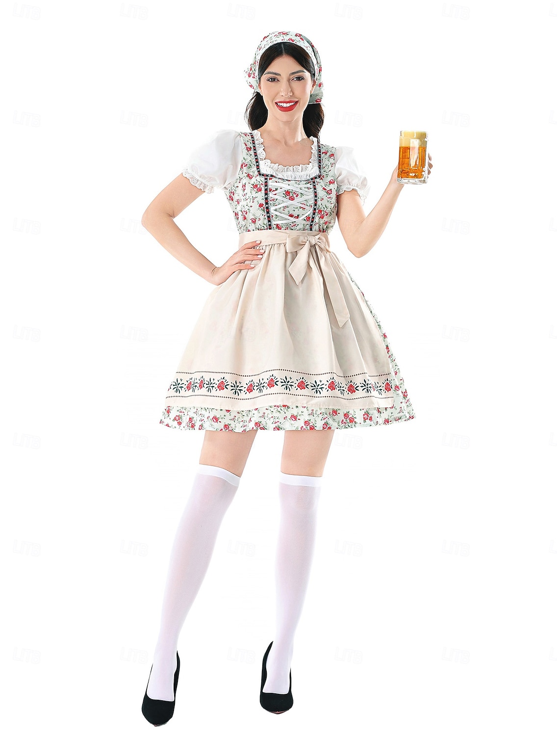 Oktoberfest Dirndl Dress Dirndl Set Mini Length Maid Bavarian German Munich Wiesn Women's Carnival Beer Festival Traditional Style Cloth 2026 - $69.99 –P5