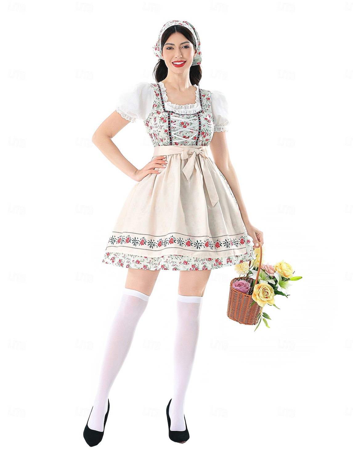 Oktoberfest Dirndl Dress Dirndl Set Mini Length Maid Bavarian German Munich Wiesn Women's Carnival Beer Festival Traditional Style Cloth 2026 - $69.99 –P8