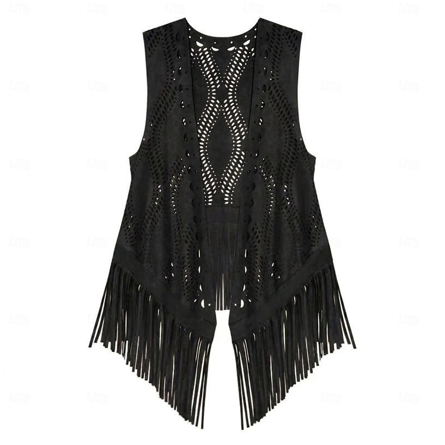 Retro Vintage Anos 70 Discoteca Colete de camurça Sem Mangas Hippie Discoteca Franjas Fantasia Mulheres Dia Das Bruxas Carnaval Baile de Máscaras Festival de Música Espetáculo Parada do Orgulho Adulto de 2026 por $40.99 –P2