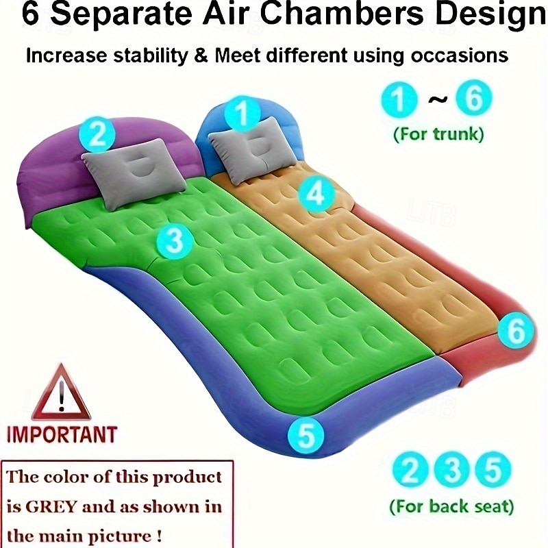 SUV Car Air Mattress Inflatable Bed for Trunk - Portable Travel Sleeping Pad Foldable Car Bed for Camping Road Trip with Pillows and Electric Pump, Universal Fit for SUV Minivan Truck 2026 - $59.99 –P17
