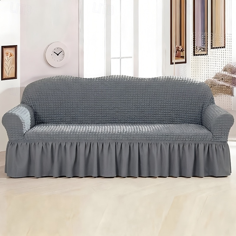 Country Style 3D Stretch Sofa Cover with Skirt, Washable Elastic Couch Slipcover for 1/2/3/4 Seater, Fitted Furniture Protector 2026 - $47.99 –P13