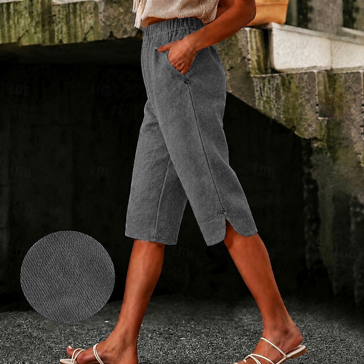 jeans da donna pantaloni capri in denim vacanza capri basic vita alta comodi comodi anelastici vacanza formale abbigliamento quotidiano nero blu navy azzurro cielo estate primavera vestibilità regolare del 2026 a $27.99 –P4