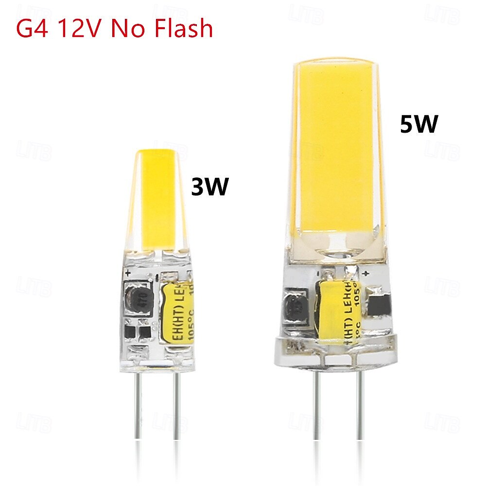 10pcs G4 LED COB Lamp No Flash LED Bulb AC/DC 12V Lampada LED Spotlight Chandelier Lighting Replace Halogen 2026 - $34.99 –P1