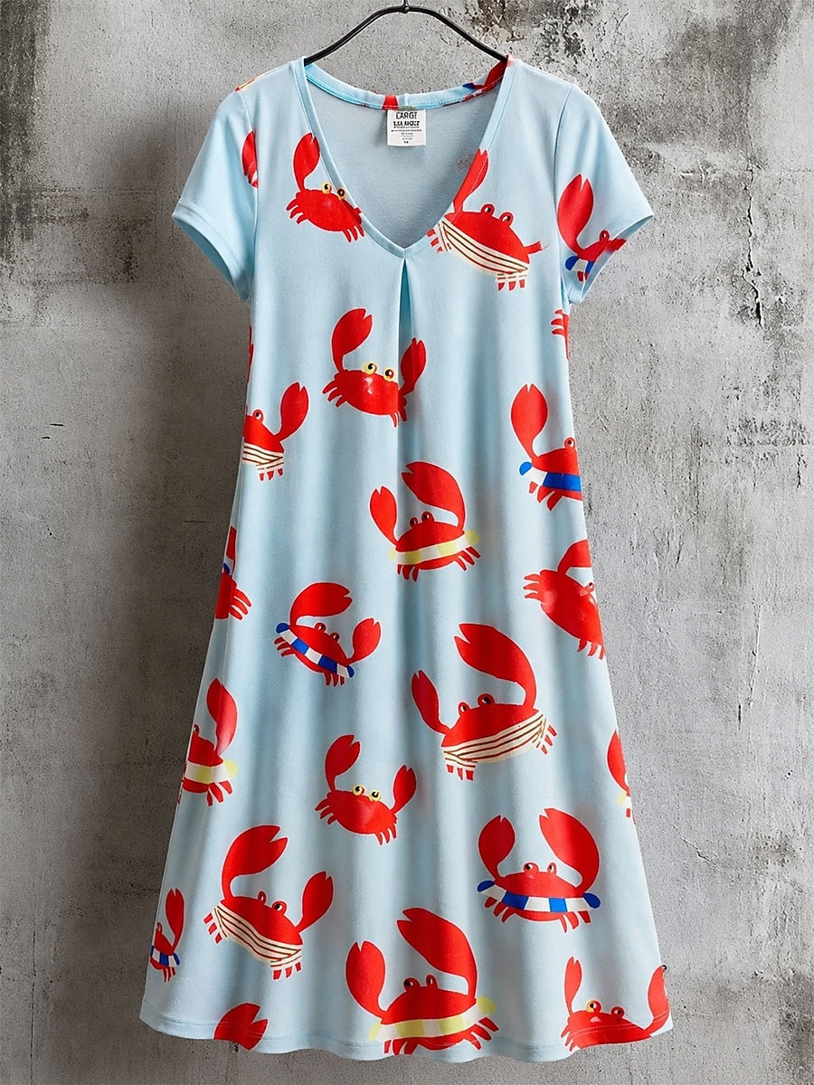 Mulheres Vestido no Joelho Vestido de turno Vestido T shirt Vestido de verão Elegante Boêmia Férias Praia Festa Feriado Normal Floral Gráfico Estrela Manga Curta Decote V Azul Branco Amarelo Vermelho de 2026 por $24.99 –P4